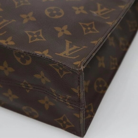 LOUIS VUITTON Monogram Sac Plat Hand Bag - Picture 11 of 16